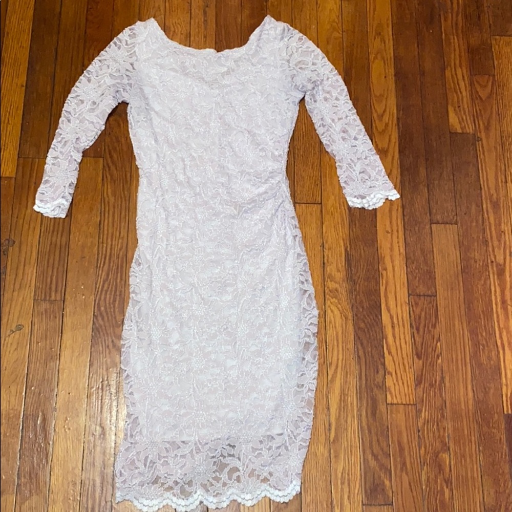 White mesh dress